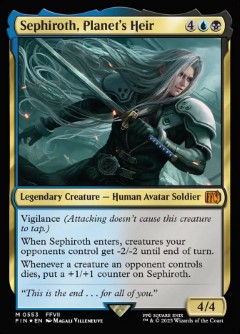 Sephiroth, Fabled SOLDIER // Sephiroth, One-Winged Angel Final Fantasy